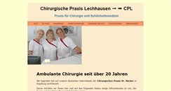 Desktop Screenshot of chirurgie-lechhausen.de